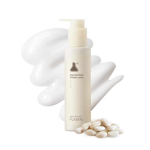 Loción FLASKIN Milky Soymilk Relief Protein 150 ml para piel seca
