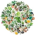 thumbnail image 2 of 35pcs Potted Plant Stickers Stationery Stickers Stickers Teacher Reward Stickers DIY Stickers for Laptops Notebooks, 2 of 9