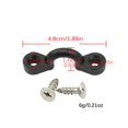 thumbnail image 4 of Sonducket KK-A06B-10 Kayak Deck Loop Set 10pcs Nylon Tie Down Pad Eyes con 20 tornillos de fijación para barcos de pesca al aire libre Canoa Kayak Deportes acuáticos Sonducket OD005943-00, 4 of 6