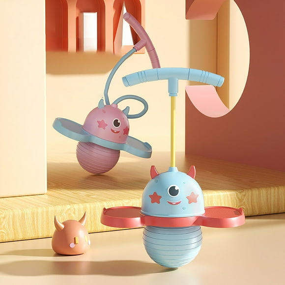 Sportteer Bouncing Ball for Kids Balance Training Equipment Toddler Bungee Jumper Toy Non-slip Handle Cartoon Indoor Outdoor Balance Training Equipment Kids