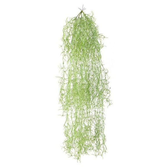 Jahhsay® LZYWOD Faux Spanish Moss, Artificial Hanging Moss Bulk For Potted Plants Fake Greenery For Crafts Moss Plant Vine Outdo Planter U4X6