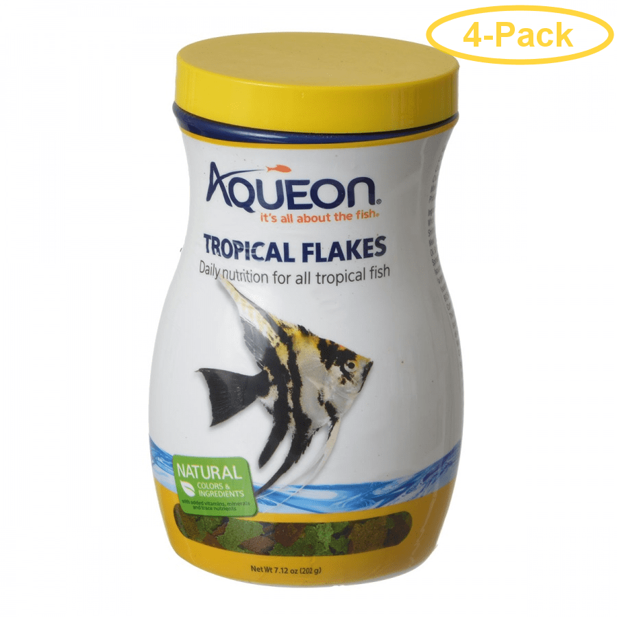 aqueon tropical flakes fish food