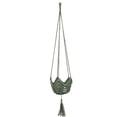thumbnail image 2 of Ohmyroo Handcrafted Woven Hanging Basket Mesh Bag With Soft Cord For Floral Containers Indoor Outdoor Decor 41 Inch, 2 of 6