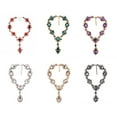 thumbnail image 2 of Guardurnaity Collar de aleación de cristal para mujer, collares llamativos a la moda con colgante, adorno de joyería brillante para fiesta de Bar Ropa, zapatos y accesorios Miscelánea Púrpura Guardurnaity AP014884-03, 2 of 6