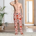 thumbnail image 2 of Balery Hand Drawn Tomatoes Pantalones de pijama para hombre, pijama ultraligero, pantalón de descanso-Large, 2 of 6
