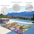 thumbnail image 3 of Easter Bunnies Outdoor Rug for Patio/Deck/Porch, Non-Slip Large Area Rug 3 x 5 Ft, Spring Easter Eggs Garden Floral Indoor Outdoor Rugs Washable Area Rugs, Reversible Camping Rug Carpet Runner, 3 of 8