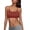 Brick Red, variant on Women's U-Back Cami Bra, Thin & Seamless Low-Back Bralette for Summer Wear and Layering Brick Red S