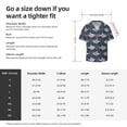 thumbnail image 5 of Yiaed Shark Wearing Swim Ring Print Mens Casual Wrinkle Free Shirts Short Sleeve Button Down Summer Stretch Dress Shirt-Medium, 5 of 5