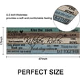 thumbnail image 3 of Farmhouse Kitchen Area Rugs Non Slip Kitchen Rugs and Mats Washable Kitchen Mats for Kitchen Floor Mat Carpet Runner Area Rug for Hallway Laundry Decor 17"x47", 3 of 6