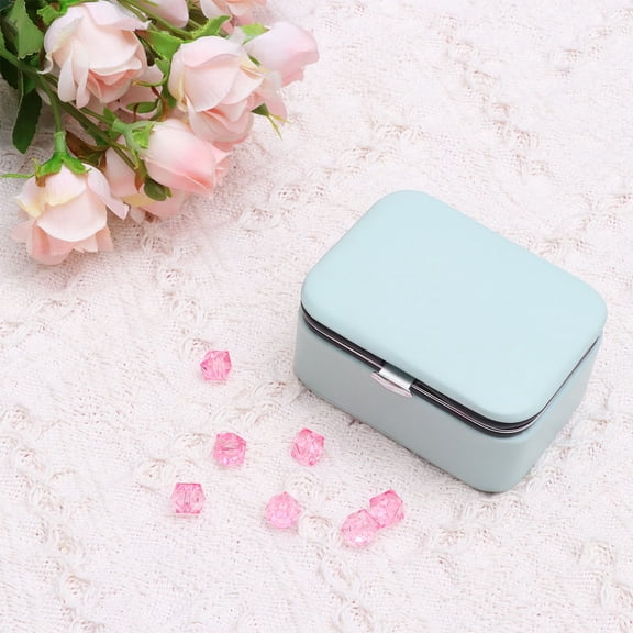HONMEET Portable Jewelry Box with Multiple Compartments for Earrings, Necklaces, and Fashion Accessories Storage