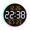 Black shell oran, variant on Misright Large Display LED Wall Clock with Temperature Calendar and Alarm for Kitchen