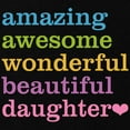 thumbnail image 2 of CafePress - Amazing Daughter Maternity Dark T Shirt - Maternity Dark T-Shirt, 2 of 3