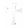 thumbnail image 2 of Traceease 3" inches Cross Shape With Hole Clear Acrylic Ornament Blank Transparent Keychain Pendantsfor DIY Crafts Projects - Pack of 25, 3mm Thickness - WE, 2 of 7