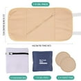 thumbnail image 4 of 4Pcs Castor Waist Oil Set with Chest Pads Reusable Castor Oil Wrap Mess-Free Castoroil Wrap with Adjustable Straps Soft Comfortable Castoroil for Chest Waist, 4 of 6