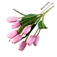 thumbnail image 2 of Fnochy Fake Tulips Artificial Flowers Real Touch 11.8" Silk Flower, Assorted Colors for Home Kitchen Decor, Mother's Day Spring Easter Wedding Bouquet Decorations, Office Floral, 2 of 8