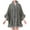 Gray, variant on Women's Faux Fur Shawl Wrap Winter Cape Poncho with Fur Trim Sleeveless Cardigan Dressy Cloak Coats Wine Red Free Size