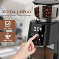 thumbnail image 3 of Burr Electric, Adjustable Burr Mill with 30 Grinding Settings, Coffee Bean Grinder with Touchscreen, 2-12 Cups, 3 of 4
