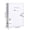 White, variant on A4 30 Clear Pockets Display Book, Durable Matte Plastic Presentation Folder with Elastic Closure and Label Holder, Portable A4 Document Organizer for Office, Business & Home Use