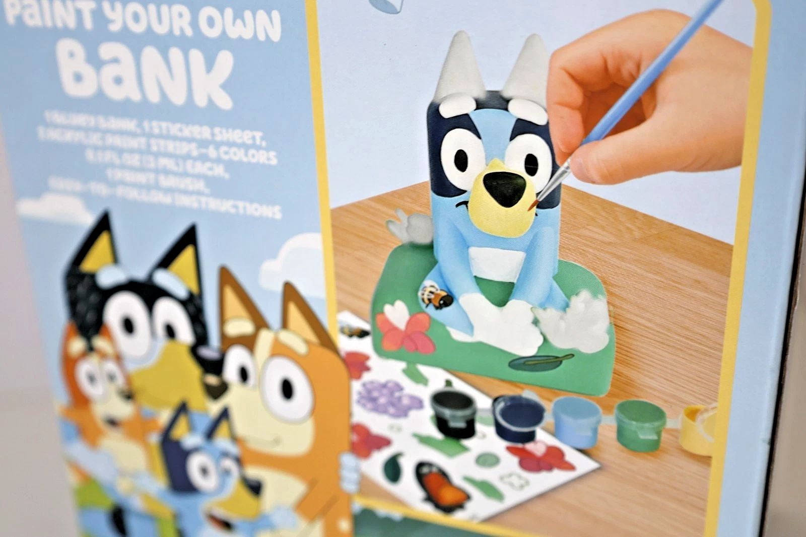 Bluey Paint Your Own Bluey Figurine Paintable Bluey Bank Piggy Bank New