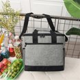 thumbnail image 4 of Lunch Bag Insulated Lunch Bag Bento Bag Lunch Box Container Cooler Bag 16L Lunch Bag Insulated Bento Bag Waterproof Lunch Cooler Bag With Mesh Pocket Design For Travelling Picnic, 4 of 8