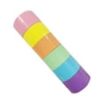 thumbnail image 1 of Xinxinyy 6 Pcs Ruban Adhésif Amusant à Bille Roulante Fournitures Ruban Coloré Décoratif pour Adultes Colorés Enfants Jeu Collant Enfants 4,8 cm, 1 of 9