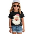thumbnail image 2 of Ulanda Merry Christmas Shirt for Kids Toddler Boys Girls T-Shirts Short Sleeve Holiday Tee Xmas Gift Tops (Black, 3-4 Years), 2 of 6