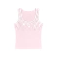thumbnail image 4 of Karymi Tops for Women Trendy Scoop Neck Sleeveless Tank Top, Sparkling Crystal Studded Wide Strap Casual Vest, Glitter Camisole Blouses for Women Dressy Casual, 4 of 6