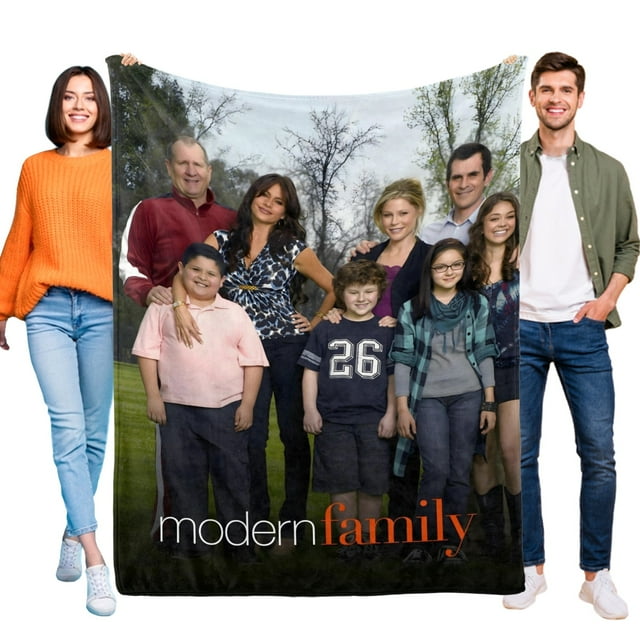 Modern Family anti-pilling, suave, ligera, esponjosa y acogedora de lujo para hogar y cocina – Perfecta para niños y adultos, 100 x 150 cm
