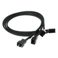 thumbnail image 5 of 3-Pin PWM Fan Power Supply Cable 1 to 3 Splitter 3 Way Extension Cable Hub 30cm, 5 of 8