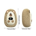 thumbnail image 3 of Hearth & Gear Hand Warmers Cartoon Animal Furry Warm Baby Hand Warmers Portable Mini Grips Weight Work Out Exercise Bike under Desk Heated Gloves for Hands Therapeutic Hand Warmer Pedal Trainer Pro, 3 of 6