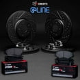 thumbnail image 2 of R1 Concepts Front Rear Brakes and Rotors Kit |Front Rear Brake Pads| Brake Rotors and Pads| Optimum OEp Brake Pads and Rotors| Hardware Kit WHUH2-92003, 2 of 3