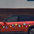 thumbnail image 5 of Meggemo Christmas Car Decor Colorful Bulb Magnetic Stickers Removable Auto Decals for Vehicle Exterior Holiday Season Winter Car Decor, 5 of 5