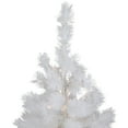 thumbnail image 3 of Northlight Pre-Lit White Alaskan Pine Artificial Christmas Tree - 3' - Warm White LED Lights, 3 of 8