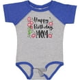 thumbnail image 3 of Inktastic Happy Birthday, Mom Pink Flowers Boys or Girls Baby Bodysuit, 3 of 5