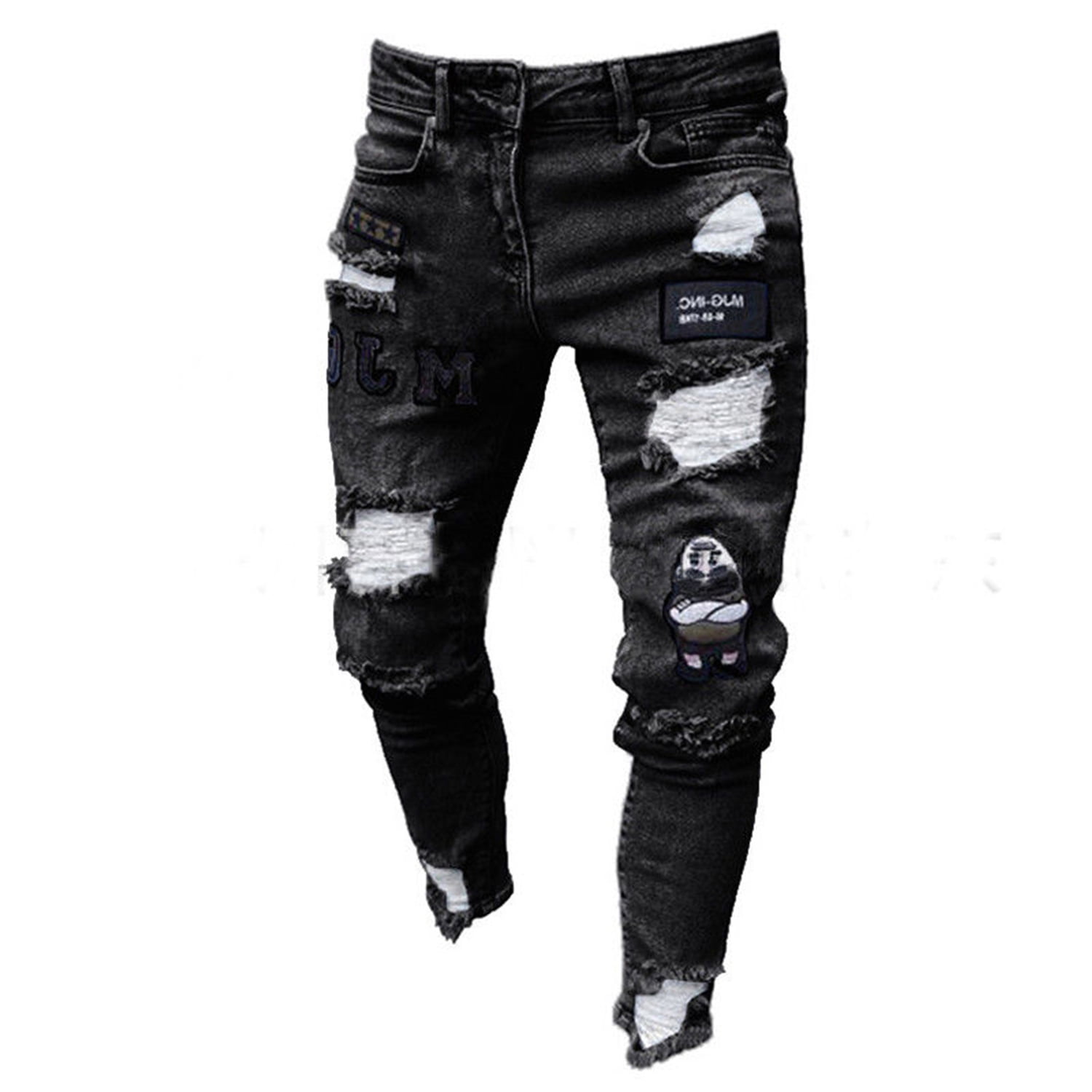 fcity.in - Skinny Designer Denim Jeans Black / Agile Stylus Jeans Jeggings