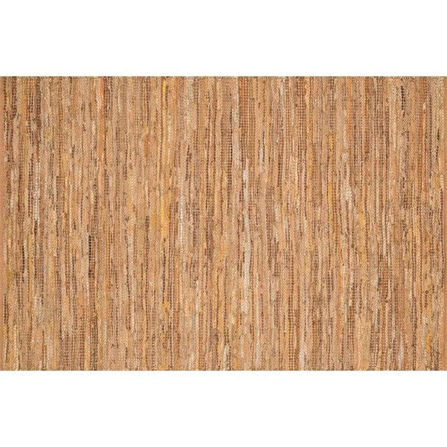 Loloi Edge 2'3" x 3'9" Hand Woven Jute Rug in Tan