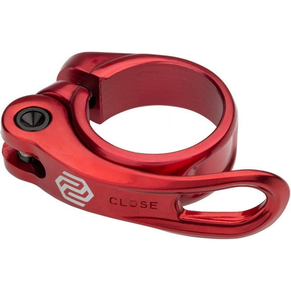 Promax QR-1 Quick Release Seatpost Clamp - 31.8mm, Red