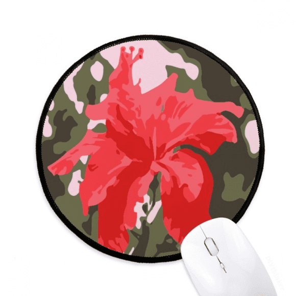 Mallow Fuso Malaysia Art Deco Fashion Mouse Pad Desktop Office Round Mat for Computer