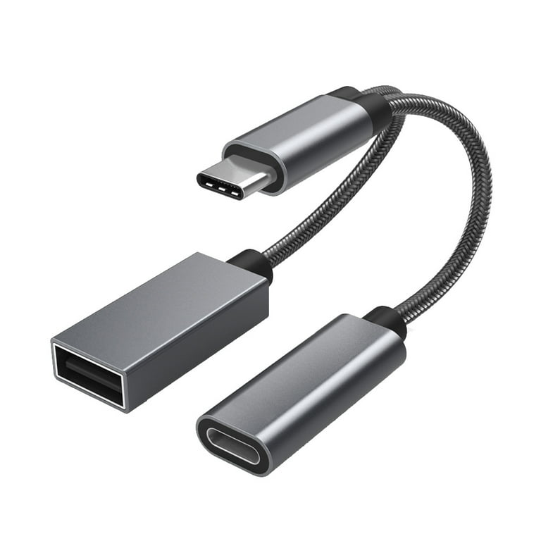 Adaptateur Audio USB Type-C vers USB-C PD + Jack 3.5 mm - USB