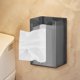 thumbnail image 5 of Wall Mounted Tissue Box Bathroom Inverted Multifunctional Paper Drawer Paper Towel Face Towel Storage Box, 5 of 5