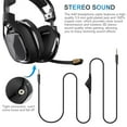 thumbnail image 5 of A10 Headset Cable with Volume Control Compatible with Astro A40,A40 TR,A30,A10 Gaming Headsets for PS4,PS5,Xbox One Controller,6.6ft, 5 of 7