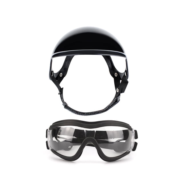 Casco para perros Methold gafas para gatos equipo de protección tipo 39 S
