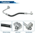 thumbnail image 4 of Manguera de Refrigerante de A/C para BMW 540i 2017-2025 Línea de Manguera de Presión No.64539362746 Caucho Hierro, 4 of 6