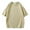 Khaki, variant on Men's Shirts Short Sleeve Pack Crewneck Classic Jersey Tee Lightweight Undershirt Cotton Tops Fashion Casual Athletic Short Sleeve (Orange,XXXL)