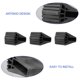 thumbnail image 4 of 2 fundas antideslizantes para patas de escalera plegables, almohadilla protectora para escaleras., 4 of 6