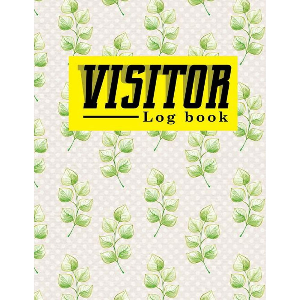 Visitor Log Book School Visitors Book, Visitor Sign In Log Book, Visitor Register At A Glance