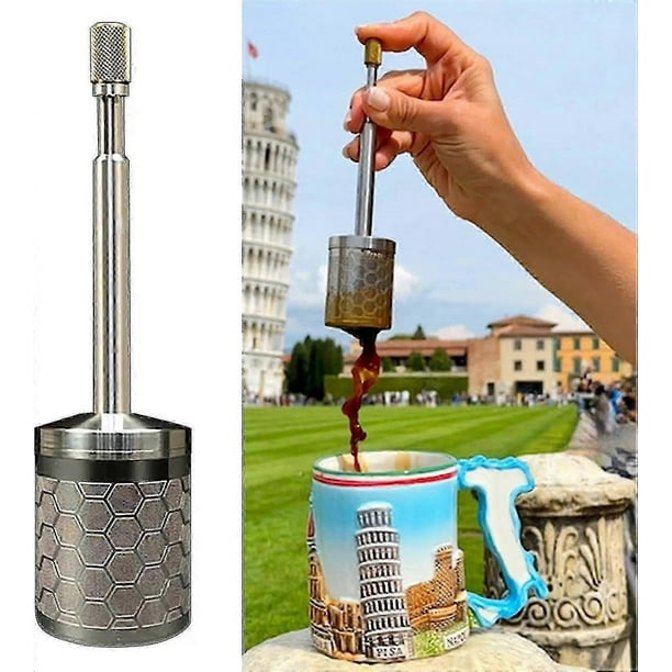 Portable French Coffee And Tea Press Maker,reusable Wear-resistant Lightweight Coffee Filter For Trips, Camping, Work School