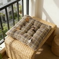 thumbnail image 4 of Vwrxbz Thick Soft Chair Cushion 16x16 Inch Memory Foam Seat Pad Non Slip Floor Pillow Kitchen Dining Office Home Decor Gift, 4 of 9