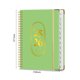 thumbnail image 2 of Cuaderno de espiral A5 con banda elástica | Páginas rayadas y en blanco | Tapa dura de cuero | Bloc de notas portátil | Papel duradero | Organizador multifuncional para trabajo, oficina, escritura, 2 of 2