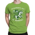 thumbnail image 2 of St. Patricks Day is Magical Leprechaun Riding a Unicorn Men's T-shirt, 2 of 3